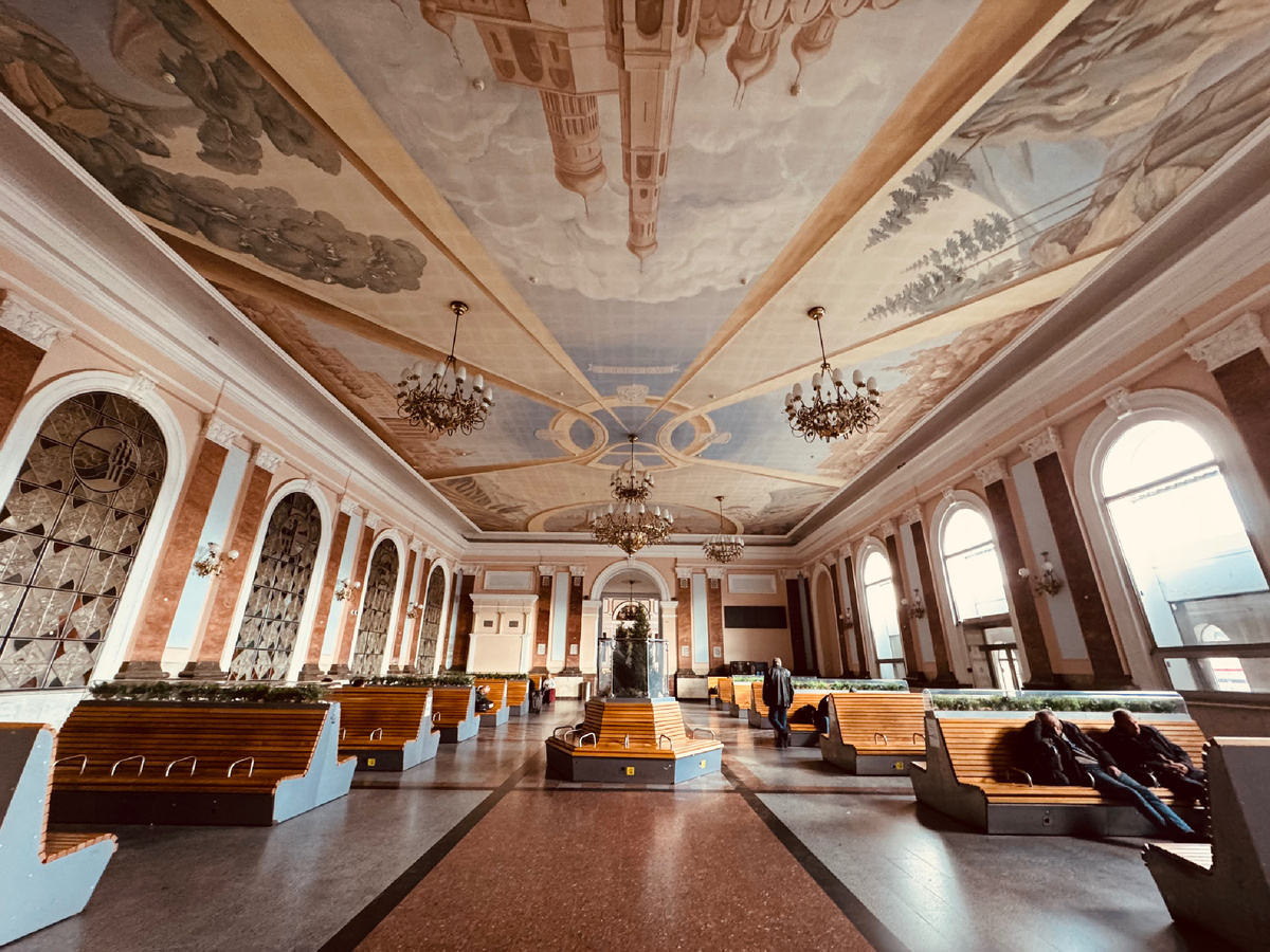 Зал ожидания, Курский вокзал, г. Москва